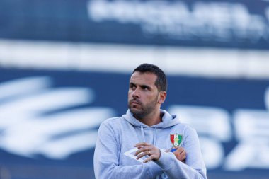 Joao Nuno Liga Portekiz maçı sırasında CF Estrela Amadora ve CD Nacional (Maciej Rogowski / Ball Raw Images) takımları arasında görüldü.)