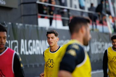 Francisco Goncalf Liga Portekiz maçı sırasında CF Estrela Amadora ve CD Nacional (Maciej Rogowski / Ball Raw Images) takımları arasında görüldü)