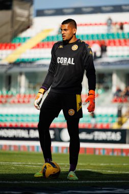 Kaique Pereira, CF Estrela Amadora ve CD Nacional (Maciej Rogowski / Ball Raw Images) takımları arasında Liga Portekiz maçında görüldü.)