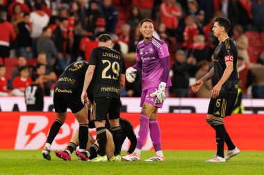Casa Pia oyuncuları Liga Portekiz maçı sırasında SL Benfica ve Casa Pia AC (Maciej Rogowski / Ball Raw Images)