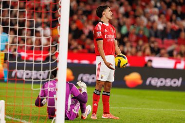 Patrick Sequeira ve Joao Rego Liga Portekiz maçı sırasında SL Benfica ve Casa Pia AC (Maciej Rogowski / Ball Raw Images) arasında görüldü.)