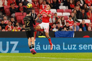 Gaizka Larrazabal ve Joao Rego, Liga Portekiz maçında SL Benfica ve Casa Pia AC (Maciej Rogowski / Ball Raw Images) arasında görüldü.)