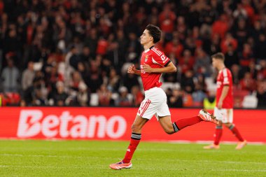 Joao Rego, Liga Portekiz maçında SL Benfica ve Casa Pia AC (Maciej Rogowski / Ball Raw Images) arasında görüldü)