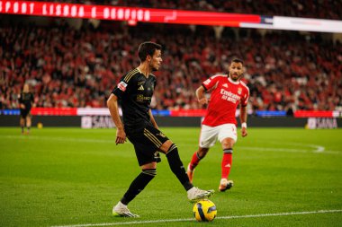 Andre Geraldes, Liga Portekiz maçında SL Benfica ve Casa Pia AC (Maciej Rogowski / Ball Raw Images) arasında görüldü)