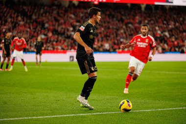 Andre Geraldes, Liga Portekiz maçında SL Benfica ve Casa Pia AC (Maciej Rogowski / Ball Raw Images) arasında görüldü)