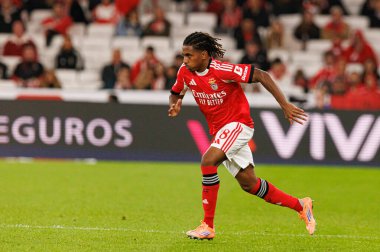 Leandro Barreiro, Liga Portekiz maçı sırasında SL Benfica ve Casa Pia AC (Maciej Rogowski / Ball Raw Images)