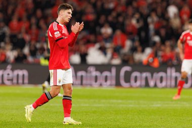 Georgiy Sudakov, Liga Portekiz maçında SL Benfica ve Casa Pia AC (Maciej Rogowski / Ball Raw Images) arasında görüldü)