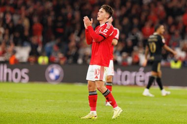 Georgiy Sudakov, Liga Portekiz maçında SL Benfica ve Casa Pia AC (Maciej Rogowski / Ball Raw Images) arasında görüldü)