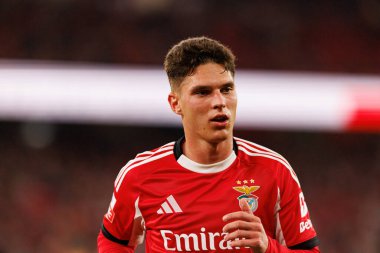 Georgiy Sudakov, Liga Portekiz maçında SL Benfica ve Casa Pia AC (Maciej Rogowski / Ball Raw Images) arasında görüldü)