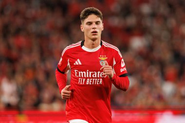 Georgiy Sudakov, Liga Portekiz maçında SL Benfica ve Casa Pia AC (Maciej Rogowski / Ball Raw Images) arasında görüldü)