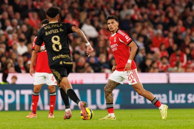 Richard Rios Liga Portekiz maçı sırasında SL Benfica ve Casa Pia AC (Maciej Rogowski / Ball Raw Images) arasında görüldü)