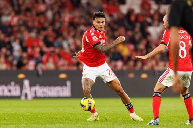 Richard Rios Liga Portekiz maçı sırasında SL Benfica ve Casa Pia AC (Maciej Rogowski / Ball Raw Images) arasında görüldü)