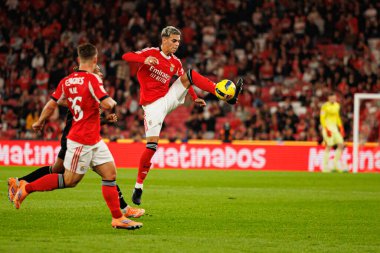 SL Benfica ve Casa Pia AC (Maciej Rogowski / Ball Raw Images) arasında oynanan Liga Portekiz maçında Enzo Barrenechea görüldü)