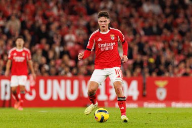 Georgiy Sudakov, Liga Portekiz maçında SL Benfica ve Casa Pia AC (Maciej Rogowski / Ball Raw Images) arasında görüldü)