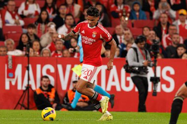Richard Rios Liga Portekiz maçı sırasında SL Benfica ve Casa Pia AC (Maciej Rogowski / Ball Raw Images) arasında görüldü)