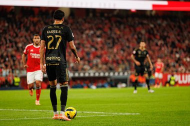 Kaique Rocha, SL Benfica ile Casa Pia AC (Maciej Rogowski / Ball Raw Images) arasında oynanan Liga Portekiz maçı sırasında görüldü.)