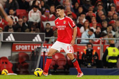 Tomas Araujo, Liga Portekiz maçında SL Benfica ve Casa Pia AC (Maciej Rogowski / Ball Raw Images) arasında görüldü)