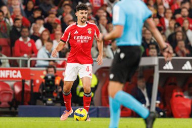 Tomas Araujo, Liga Portekiz maçında SL Benfica ve Casa Pia AC (Maciej Rogowski / Ball Raw Images) arasında görüldü)