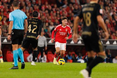 Georgiy Sudakov, Liga Portekiz maçında SL Benfica ve Casa Pia AC (Maciej Rogowski / Ball Raw Images) arasında görüldü)