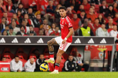 Richard Rios Liga Portekiz maçı sırasında SL Benfica ve Casa Pia AC (Maciej Rogowski / Ball Raw Images) arasında görüldü)