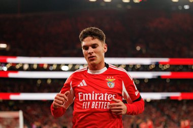 Georgiy Sudakov, Liga Portekiz maçında SL Benfica ve Casa Pia AC (Maciej Rogowski / Ball Raw Images) arasında görüldü)