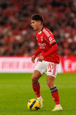 Georgiy Sudakov, Liga Portekiz maçında SL Benfica ve Casa Pia AC (Maciej Rogowski / Ball Raw Images) arasında görüldü)