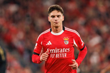 Georgiy Sudakov, Liga Portekiz maçında SL Benfica ve Casa Pia AC (Maciej Rogowski / Ball Raw Images) arasında görüldü)