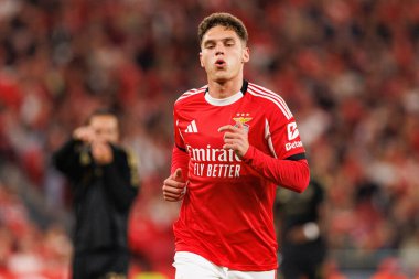 Georgiy Sudakov, Liga Portekiz maçında SL Benfica ve Casa Pia AC (Maciej Rogowski / Ball Raw Images) arasında görüldü)