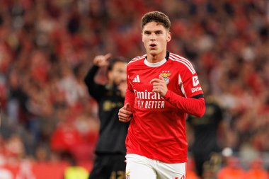 Georgiy Sudakov, Liga Portekiz maçında SL Benfica ve Casa Pia AC (Maciej Rogowski / Ball Raw Images) arasında görüldü)