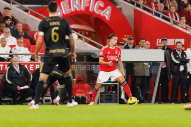 Amar Dediç, SL Benfica ile Casa Pia AC (Maciej Rogowski / Ball Raw Images) arasında oynanan Liga Portekiz maçı sırasında görüldü.)