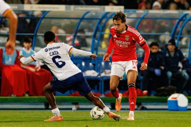 Atletico CP ve SL Benfica (Maciej Rogowski / Ball Raw Images) takımları arasında oynanan Taca De Portugal maçında Catarino Pascoal ve Amar Dediç görülüyor)