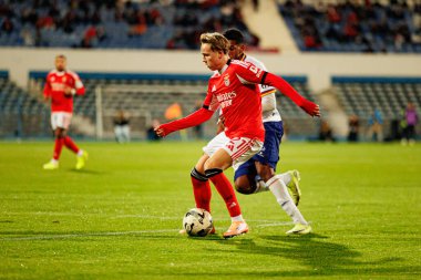 Caio Santana ve Andreas Schjelderup, Taca De Portugal maçında Atletico CP ve SL Benfica (Maciej Rogowski / Ball Raw Images) takımları arasında görüldü.)