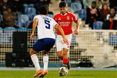 Vicente Durand ve Rodrigo Rego, Taca De Portugal maçında Atletico CP ve SL Benfica (Maciej Rogowski / Ball Raw Images) takımları arasında görüldü.)
