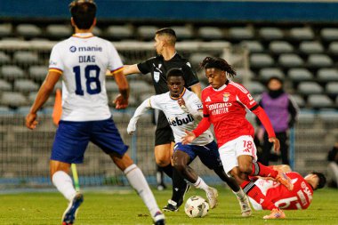 Delcio Fernandes ve Leandro Barreiro, Taca De Portugal maçında Atletico CP ve SL Benfica (Maciej Rogowski / Ball Raw Images) takımları arasında görüldü.)