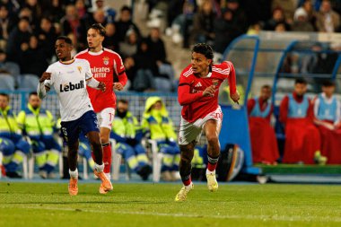 Catarino Pascoal ve Richard Rios, Taca De Portugal maçında Atletico CP ve SL Benfica (Maciej Rogowski / Ball Raw Images) takımları arasında görüldü.)