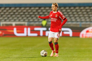 Andreas Schjelderup Taca De Portugal maçında Atletico CP ve SL Benfica takımları arasında görüldü (Maciej Rogowski / Ball Raw Images)