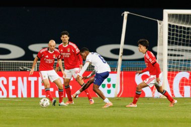Atletico CP ve SL Benfica (Maciej Rogowski / Ball Raw Images) takımları arasında oynanan Taca De Portugal maçında her iki takımın oyuncuları)