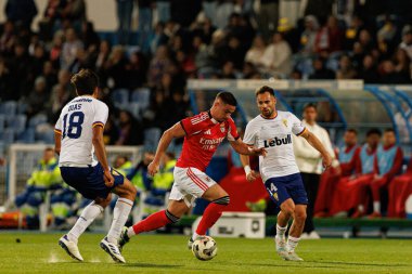 Ricardo Dias, Franjo Ivanoviç ve Joao Fernandes Joaozinho, Atletico CP ve SL Benfica (Maciej Rogowski / Ball Raw Images) takımları arasında oynanan Taca De Portugal maçında görüldü.)