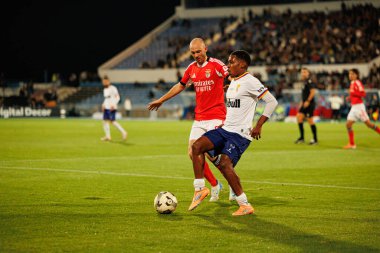 Fredrik Aursnes ve Catarino Pascoal Taca De Portugal maçında Atletico CP ve SL Benfica (Maciej Rogowski / Ball Raw Images) takımları arasında görüldü)