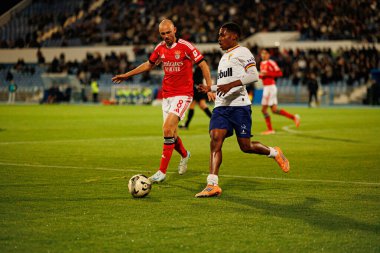 Fredrik Aursnes ve Catarino Pascoal Taca De Portugal maçında Atletico CP ve SL Benfica (Maciej Rogowski / Ball Raw Images) takımları arasında görüldü)