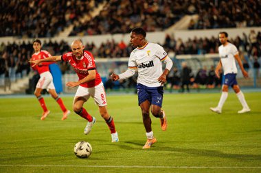 Fredrik Aursnes ve Catarino Pascoal Taca De Portugal maçında Atletico CP ve SL Benfica (Maciej Rogowski / Ball Raw Images) takımları arasında görüldü)