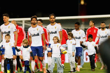 Vicente Durand ve Ricardo Dias, Taca De Portugal maçında Atletico CP ve SL Benfica (Maciej Rogowski / Ball Raw Images) takımları arasında görüldü.)