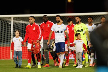 Nicolas Otamendi ve Paulinho, Taca De Portugal maçında Atletico CP ve SL Benfica (Maciej Rogowski / Ball Raw Images) takımları arasında görüldü.)
