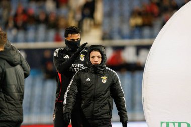 Richard Rios ve Gianluca Prestianni, Taca De Portugal maçında Atletico CP ve SL Benfica (Maciej Rogowski / Ball Raw Images) takımları arasında görüldü.)