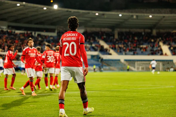 Richard Rios, Atletico CP ve SL Benfica (Maciej Rogowski / Ball Raw Images) takımları arasındaki Taca De Portugal maçında gol attıktan sonra kutlama yaparken görüldü.)