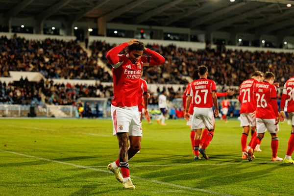 Richard Rios, Atletico CP ve SL Benfica (Maciej Rogowski / Ball Raw Images) takımları arasındaki Taca De Portugal maçında gol attıktan sonra kutlama yaparken görüldü.)