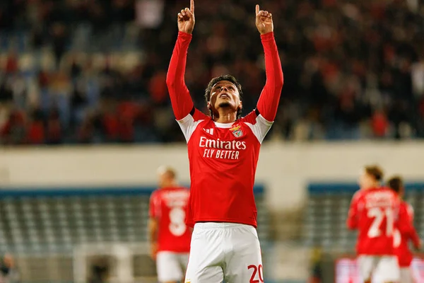 Richard Rios, Atletico CP ve SL Benfica (Maciej Rogowski / Ball Raw Images) takımları arasındaki Taca De Portugal maçında gol attıktan sonra kutlama yaparken görüldü.)