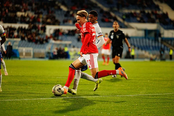 Caio Santana ve Andreas Schjelderup, Taca De Portugal maçında Atletico CP ve SL Benfica (Maciej Rogowski / Ball Raw Images) takımları arasında görüldü.)