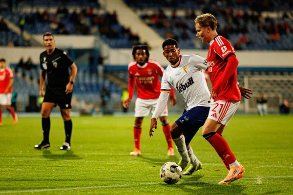 Caio Santana ve Andreas Schjelderup, Taca De Portugal maçında Atletico CP ve SL Benfica (Maciej Rogowski / Ball Raw Images) takımları arasında görüldü.)