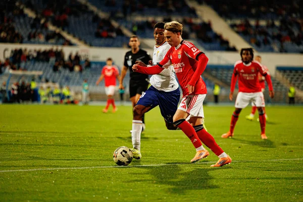 Caio Santana ve Andreas Schjelderup, Taca De Portugal maçında Atletico CP ve SL Benfica (Maciej Rogowski / Ball Raw Images) takımları arasında görüldü.)
